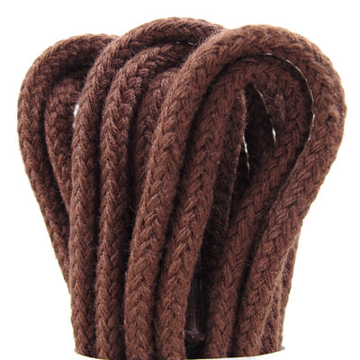 Collonil / Schn&uuml;rsenkel Braun Mittelbraun 120cm -  dicke Rundsenkel 4-5mm Durchmesser