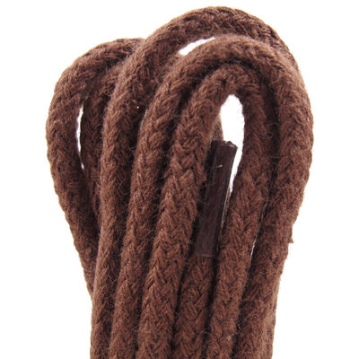 Collonil / Schn&uuml;rsenkel Braun/Mittelbraun 75cm -  Rundsenkel/Kordelsenkel 4-5mm Durchmesser