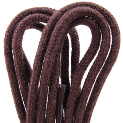 Collonil / Schn&uuml;rsenkel 90cm Dunkelbraun -  d&uuml;nne Rundsenkel 2-3mm Durchmesser 10-12 Loch-Schn&uuml;rung
