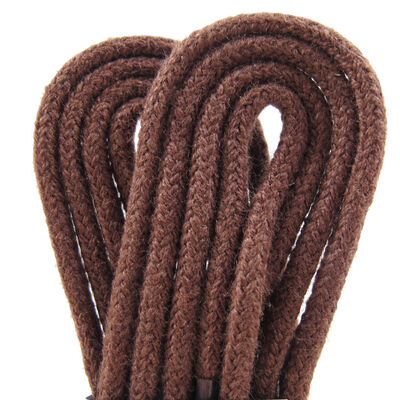 Collonil / Schn&uuml;rsenkel 90cm Braun/Mittelbraun -  d&uuml;nne Rundsenkel 2-3mm Durchmesser 10-12 Loch-Schn&uuml;rung