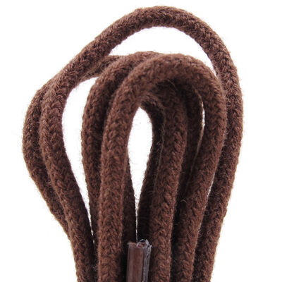 Collonil / Schn&uuml;rsenkel 75cm Braun/Mittelbraun -  Kordelsenkel/Rundsenkel 2-3mm Durchmesser 6-8 &Ouml;sen/L&ouml;cher