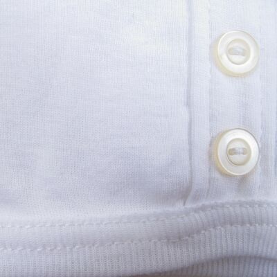  / 3er Set: Top Bauchfrei m. Kn&ouml;pfen Weiss - 2. WAHL